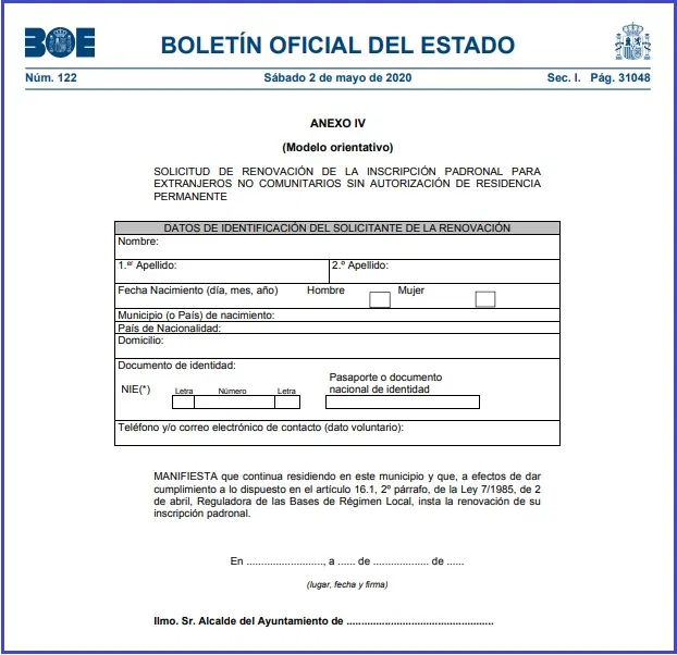 Novedades en padrón municipal abogadosextranjeria-madrid